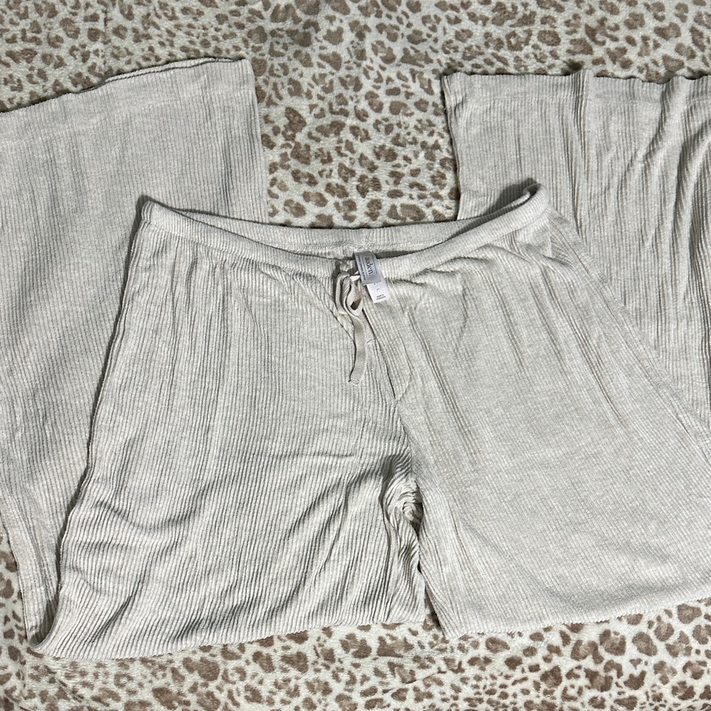 Auden Cream Wide Leg Pants